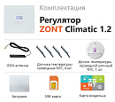 ZONT Climatic 1.2 Погодозависимый автоматический GSM / Wi-Fi регулятор (1 ГВС + 2 прямых/смесительных) с доставкой в Курган